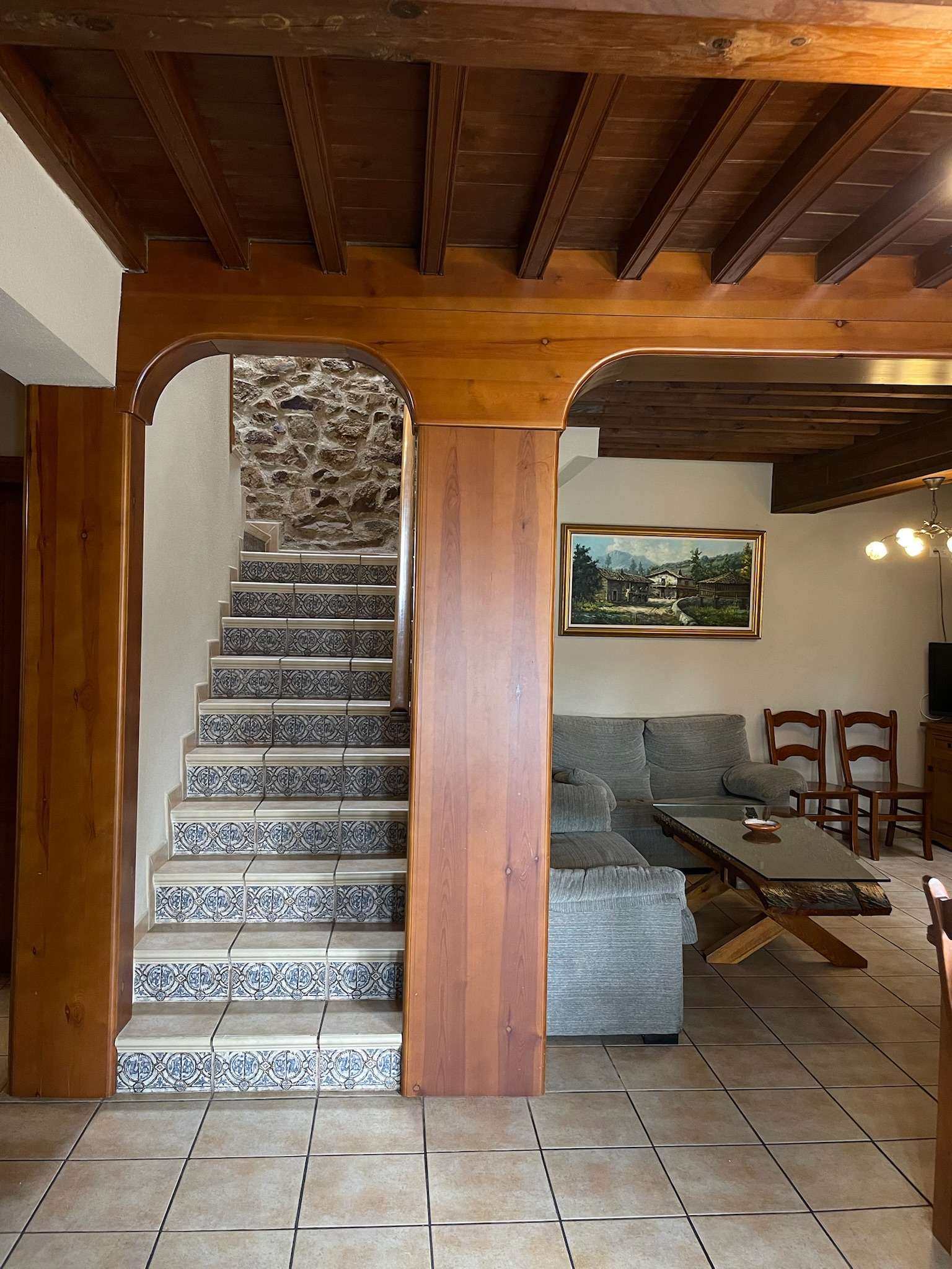 Salón-comedor de Casa Rural La Brezosa
