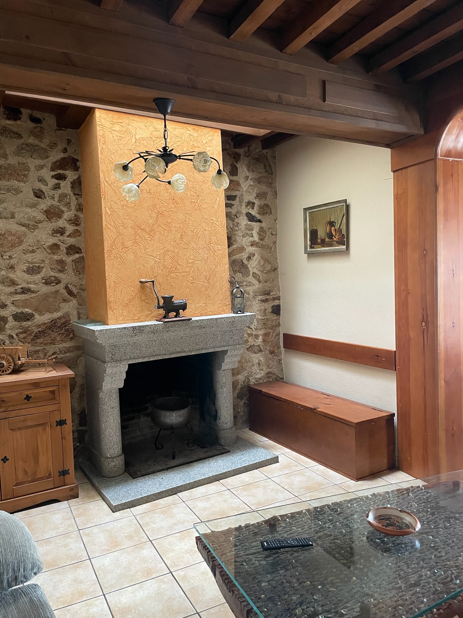 Salón-comedor de Casa Rural La Brezosa